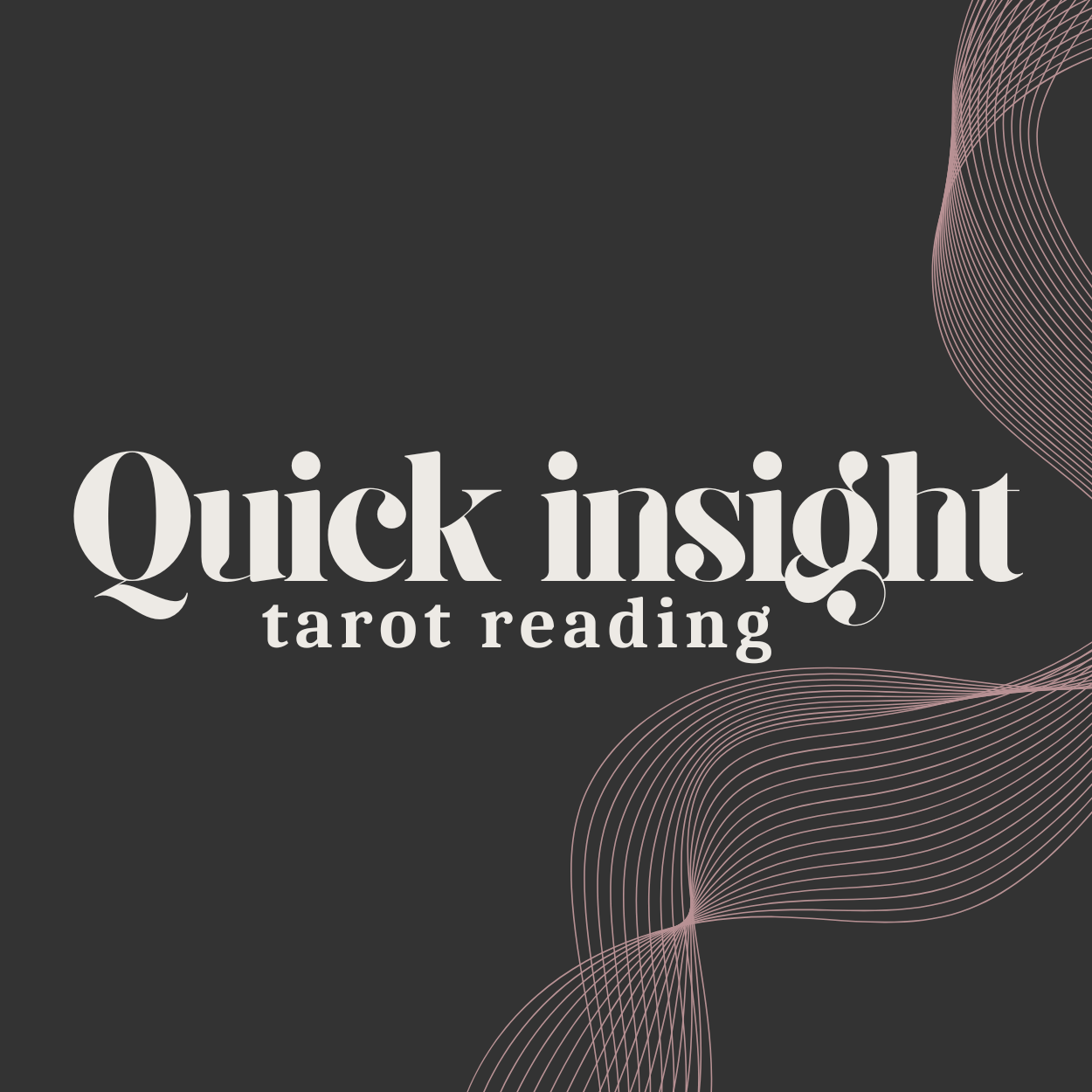 Quick insight tarot reading