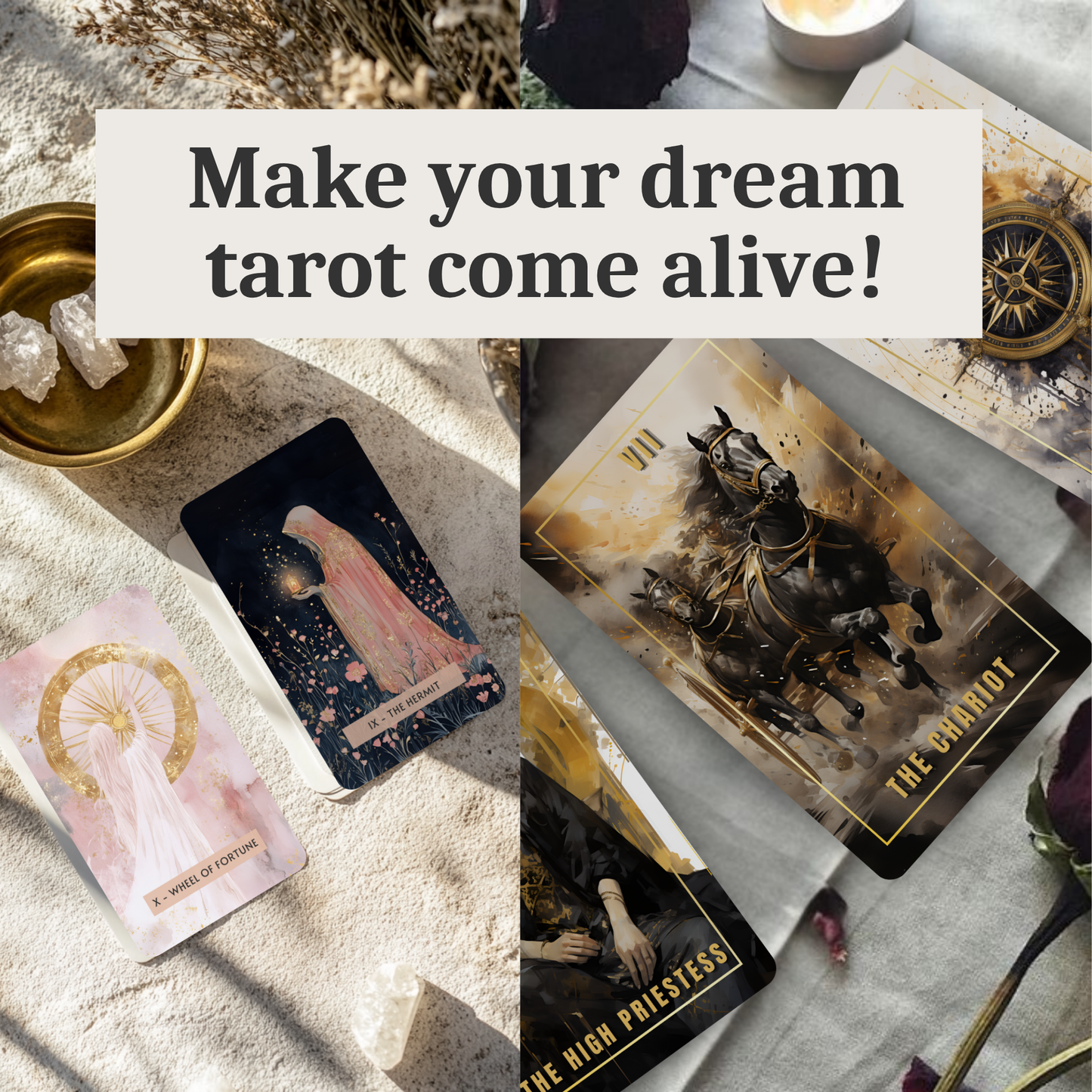 Custom Major Arcana Deck — Your Vision Brought to Life