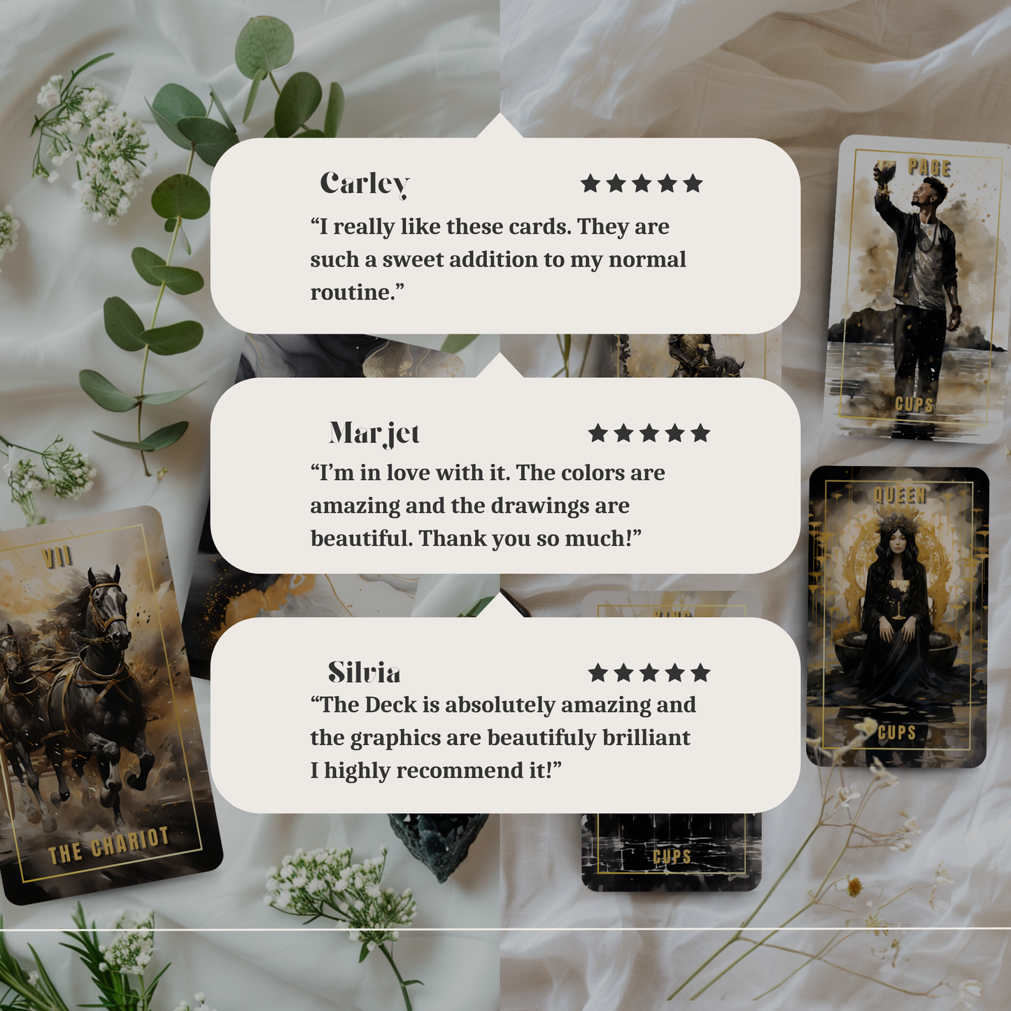 Full Custom Tarot Deck — 78-Card Illustrated Creation