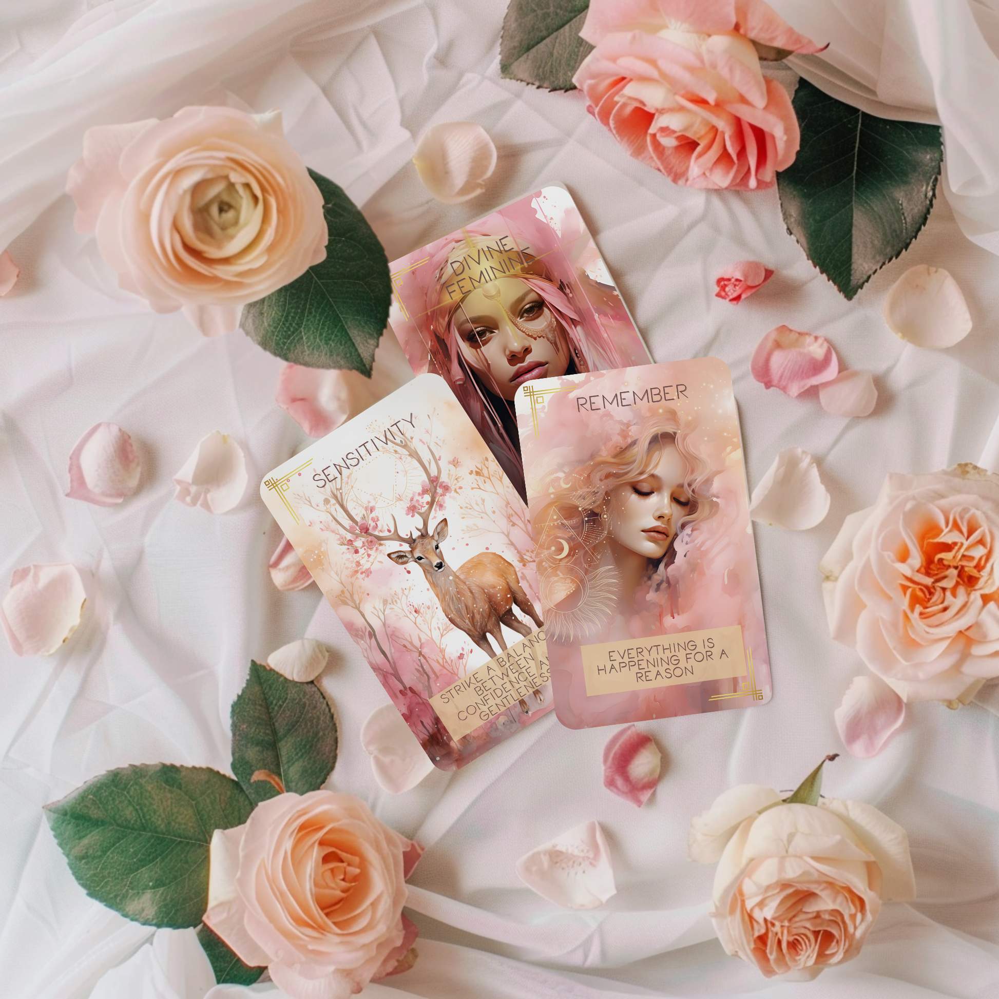 This feminine oracle deck brings soulful reflection to your spiritual practice. The Femme Spirit Oracle is ideal for altar work, card pulls, and connecting with divine feminine energy during quiet, sacred moments of the day.
