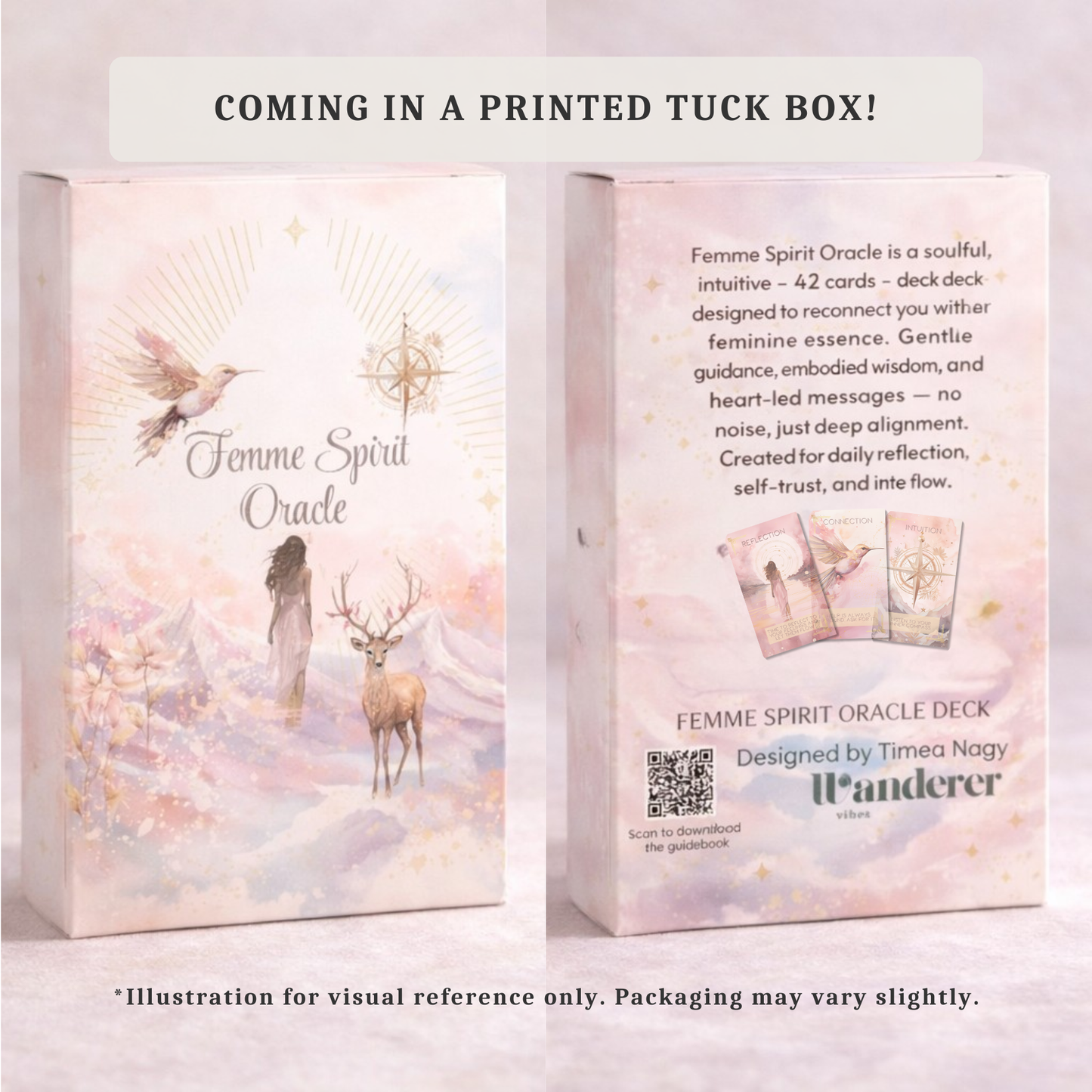 Femme Spirit oracle deck with Reiki attunement